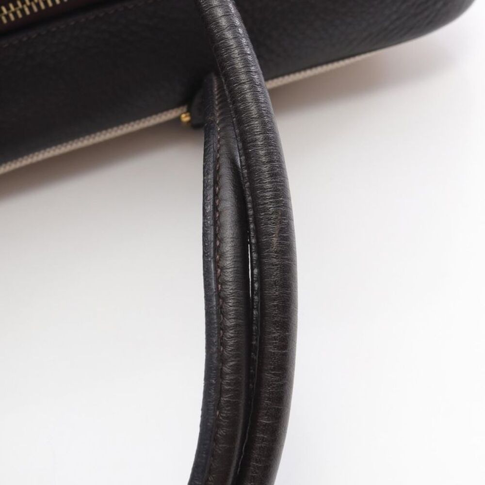 Hermes Plume 32 Ecru Ebene Handbag - Picture 9 of 10